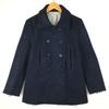 Bonjour records ПАЛЬТО-БУШЛАТ ДЛЯ МАЛЬЧИКОВ Сделано в Японии Шерсть Размер S Темно-синий(ИСПОЛЬЗОВАЛ)
