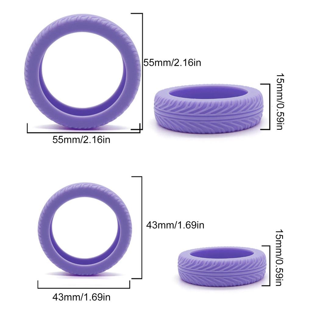 8 шт. Бесшумные накладки на колеса чемодана, силиконовые бесшумные втулки для колес, аксессуары для дорожного багажа