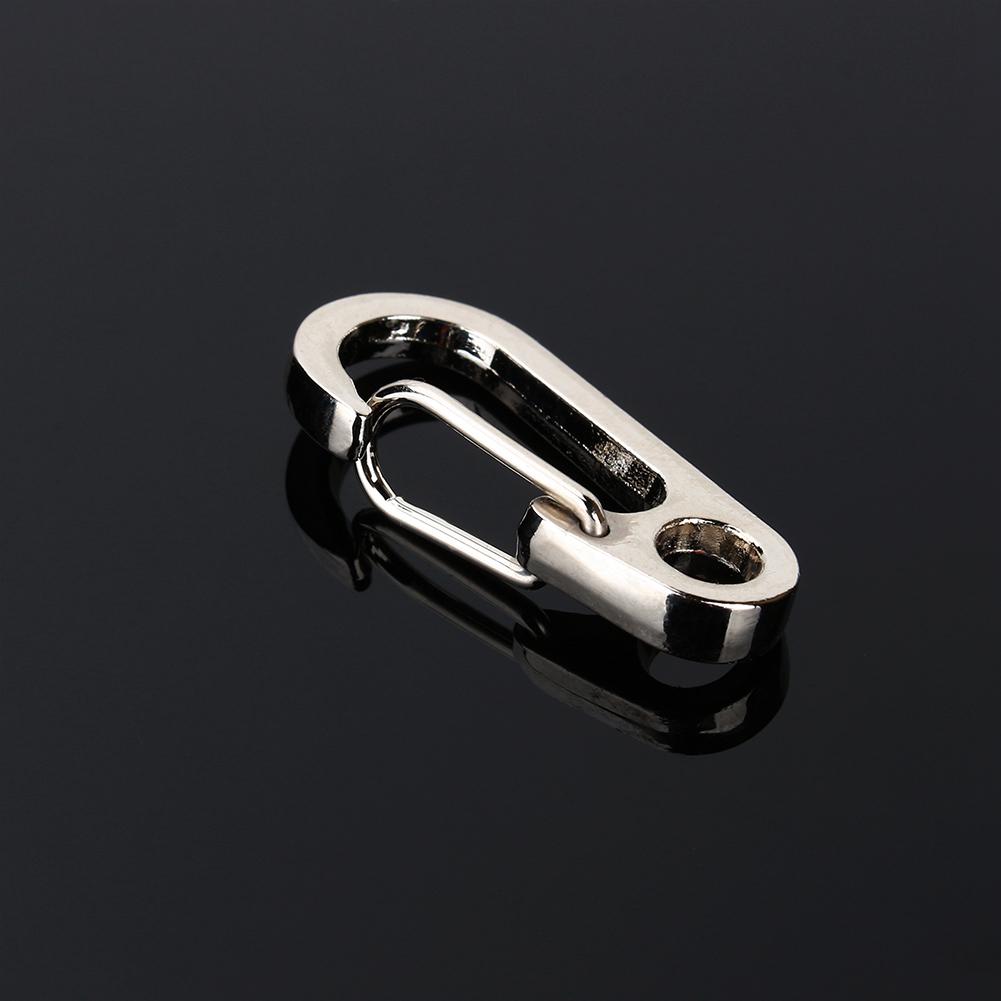 Брелок для ключей с пряжкой из нержавеющей стали для кемпинга и пешего туризма