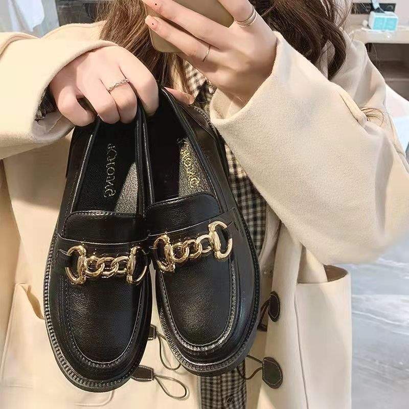 Single Shoes Women's 2025 New Spring and Autumn Jk Uniform Platform Loafers British Style Small Leather Shoes Nesting Japanese Trendy Shoes