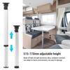 New 515 To 795mm Adjustable Height Table Leg Foldable Extendable Aluminum Alloy Support Table Leg for RV Camping Vehicle