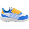 Adidas Run 70s Ac Comfortable Soft Non-Slip Durable Low-Top Walking Shoes Baby Shoes White Blue JQ6716
