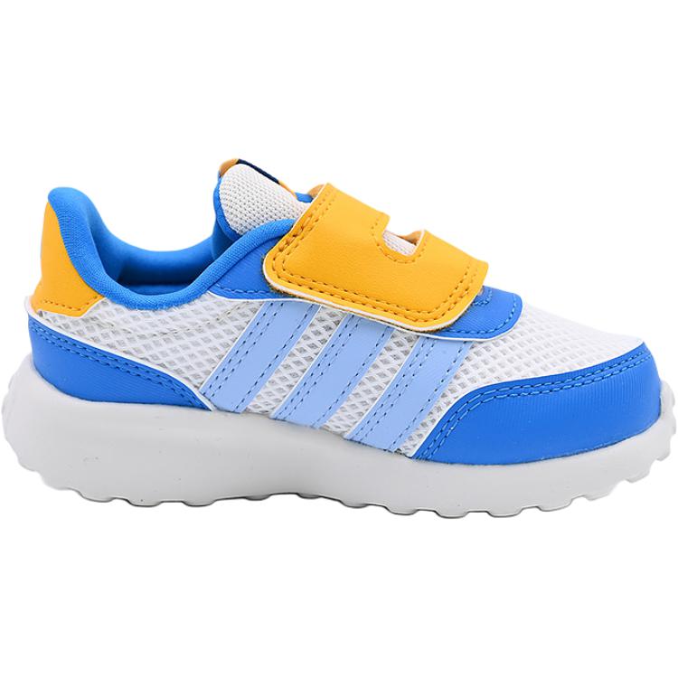 Adidas Run 70s Ac Comfortable Soft Non-Slip Durable Low-Top Walking Shoes Baby Shoes White Blue JQ6716