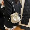 Cloud Bag Drawstring New Fashion Niche Design Bag High Sense Messenger Mobile Phone Bag Mini Bucket Bag