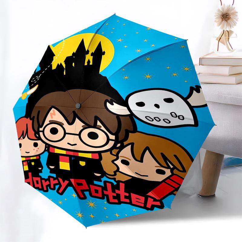 1pc Harry Potter Friends Night Umbrella with Plastic Handle,Suitable for All Seasons Travel Outdoor Multi-functional UmbrellaDCS041
