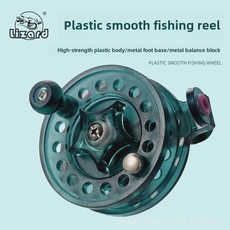 Mini Handheld Fly and Ice Fishing Reel with Drain