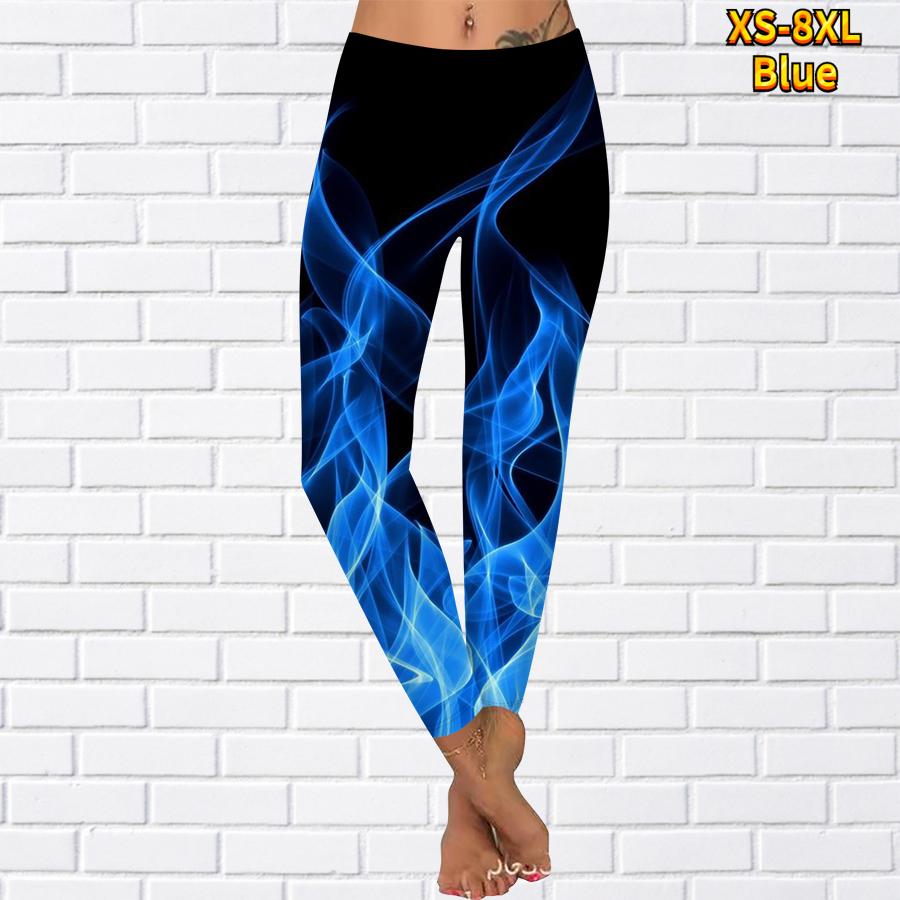 Женские эластичные леггинсы для йоги с принтом, спортивные штаны для фитнеса, бега в тренажерном зале, активные брюки для женщин