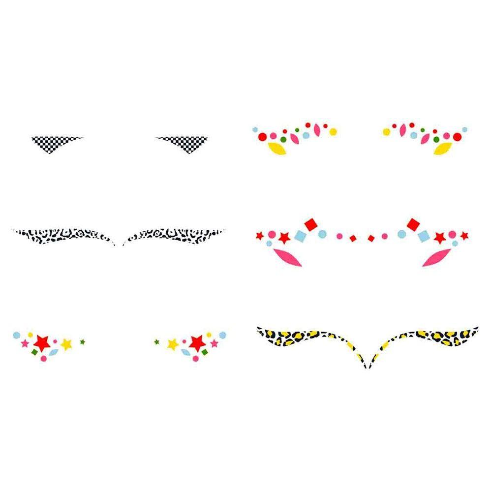 Временная наклейка для подводки глаз, профессиональные наклейки для теней для век, наклейка на двойное веко Music Festiva