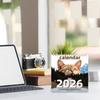 2026 Wall Calendar 2026 Jan. Dec. 2026 12 Monthly Planner with Funny Cat Images Spiral-Bound Wall Hanging Calendar for Cat Lovers