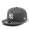 New Era Cap MLB New York Yankees NY Dark Gray Heather 7 14 5950 NEYYAN DGRY HTR WHI 25J