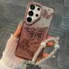 Блестящий чехол-бабочка со стразами, защищенный от падений, для Samsung S26 Ultra/S24 Plus A16