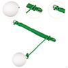 Тренажер для гольфа, тренировочный мяч для каната, тренировочный клуб металлических подарков