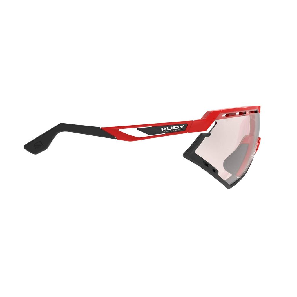 Солнцезащитные очки RUDYPROJECT DEFENDER Sports Fire Red Gloss Impact 2 Photochromic Laser Red, Оправа/Бампер Черный, Линзы X®, SP528945-0000