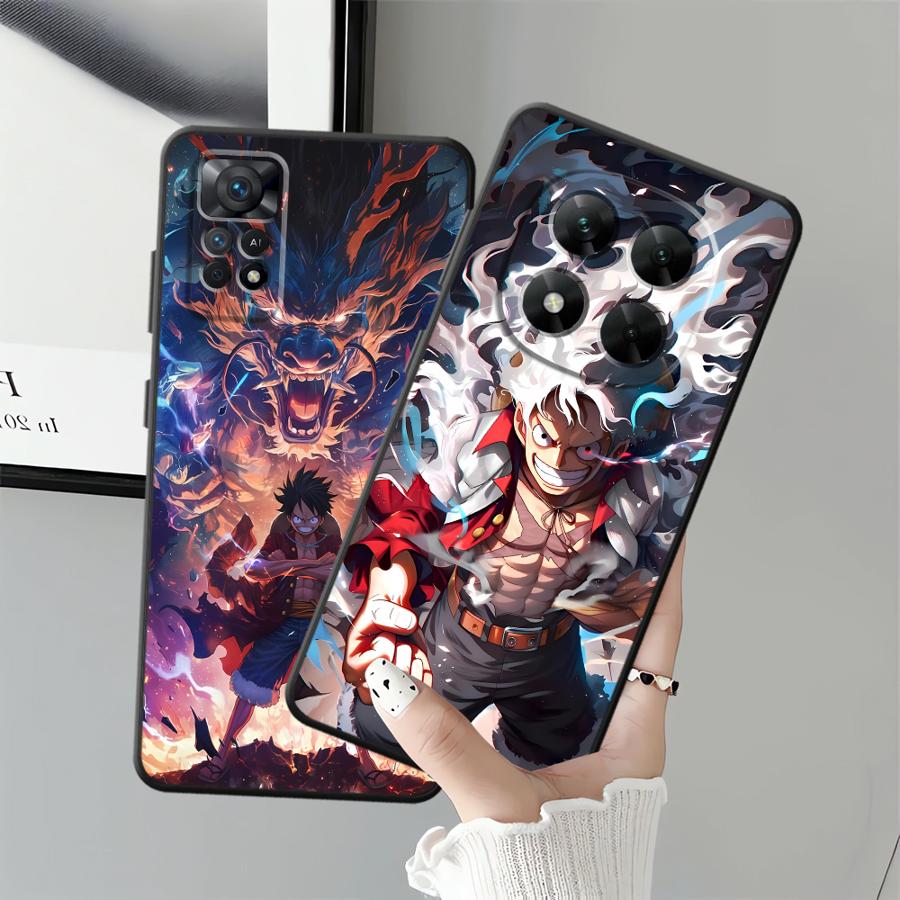 Крутой аниме чехол с Луффи для Xiaomi Redmi Note 9s 10S 11 13 12 Pro Plus 10 9 8 Pro 11S 12S Funda Чехол для телефона