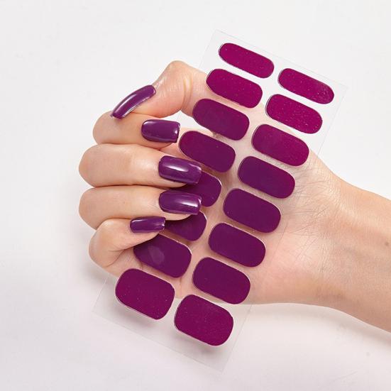 1 комплект гелевых полосок для ногтей, наклейки для самостоятельного нейл-арта, легко снимающиеся, водостойкие, долговечные, износостойкие, подарки для женщин