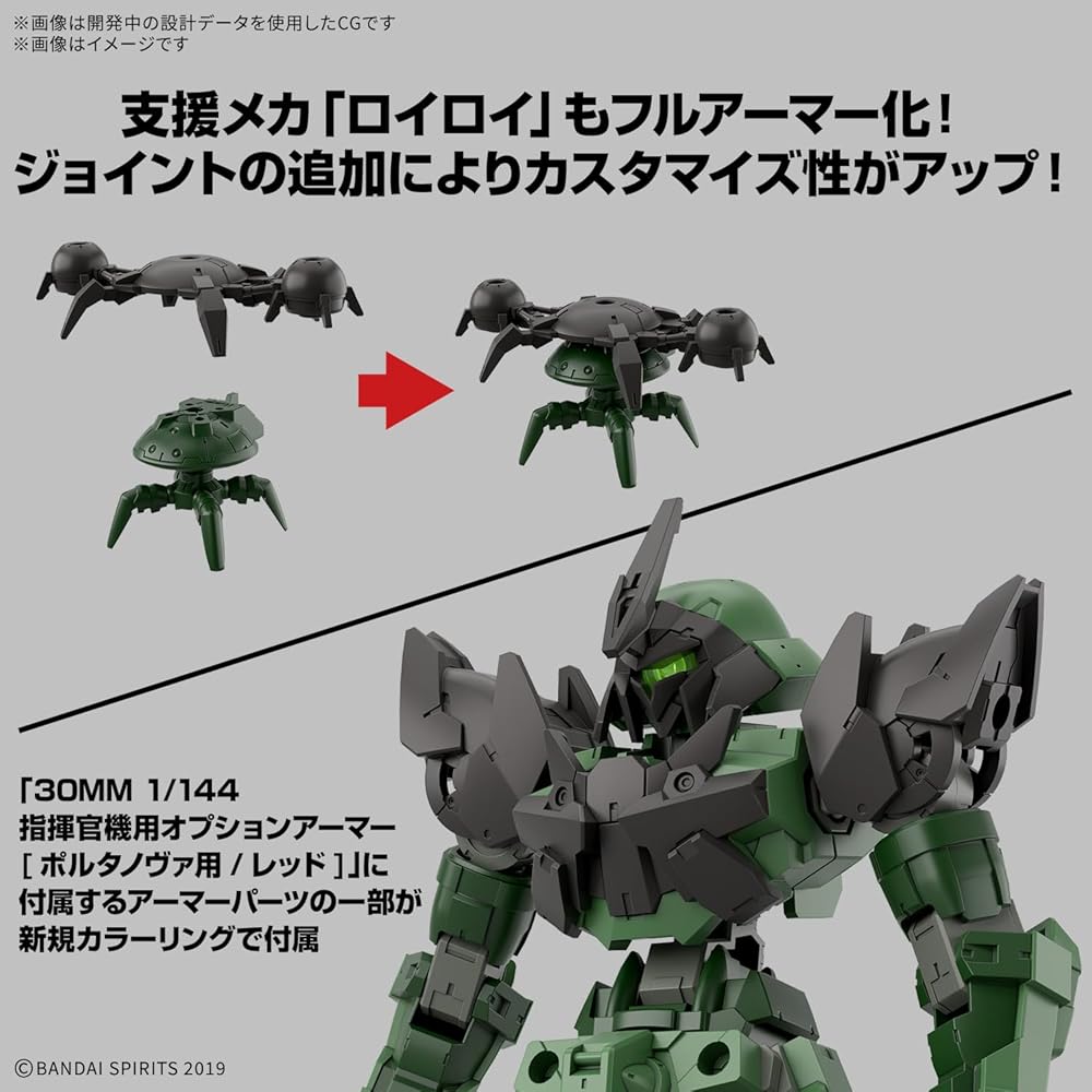 Bandai Spirits 30MM bEXM-15FA Полный Бронированный Портанова, Цветная Пластиковая Модель, Масштаб 1/144