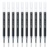 Стержни для гелевой шариковой ручки Zebra Sarasa Dry, JLV-0.7, Черный, Набор 10 шт., B-RJLV7-BK