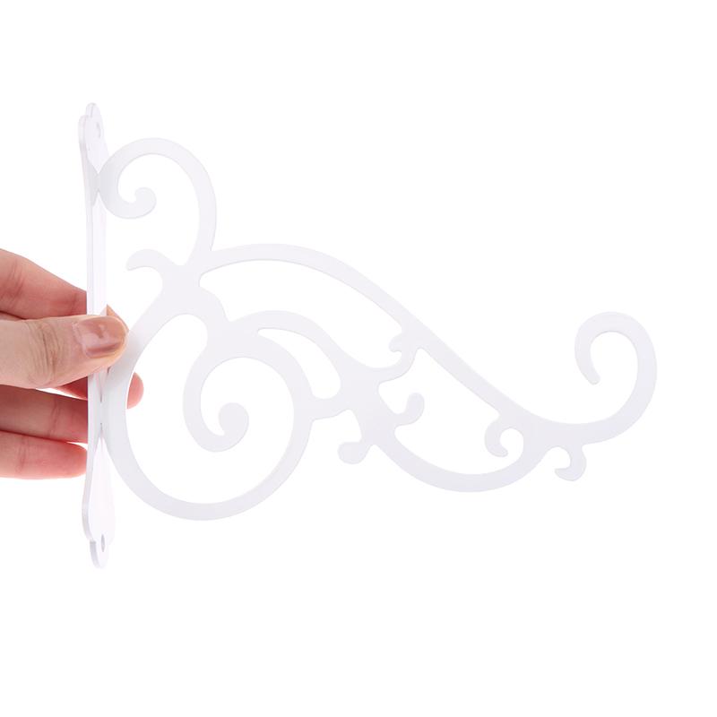 Hanging Bracket Hooks Hanger Wall Bird Flower Pot Basket Planter Lantern Metal Feeder Chime Wind Mount Hook Garden Decor