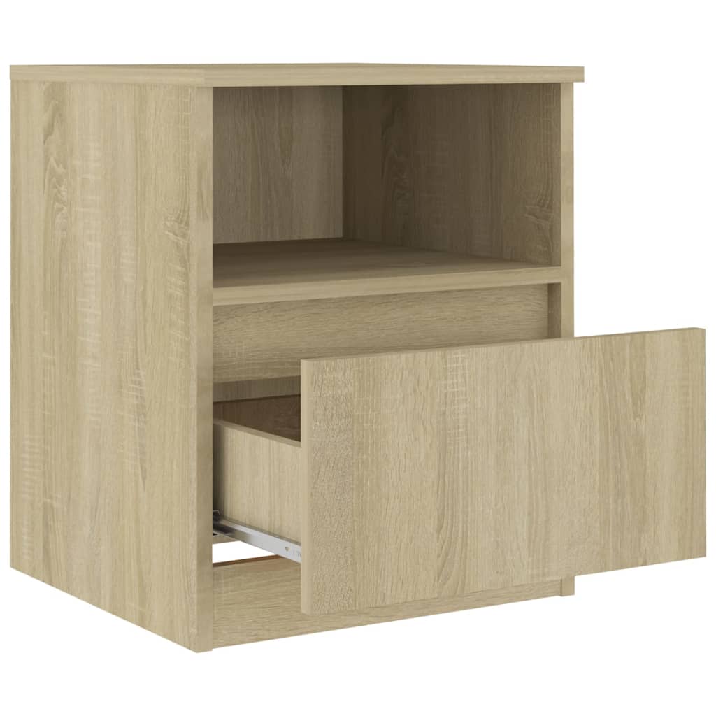 Nightstands 2 pcs Sonoma Oak 40 x 40 x 50 cm Particleboard