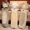 Long Cat Plush Body Pillow Kawaii Cartoon Cat Sleeping Back Cushion Cute Sofa Bedroom Decorative Body Pillow Stuffed Doll Decor
