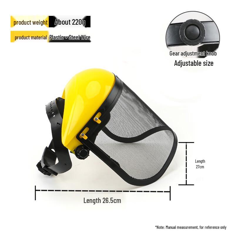 Andatong Protective Face Shield for Mowing