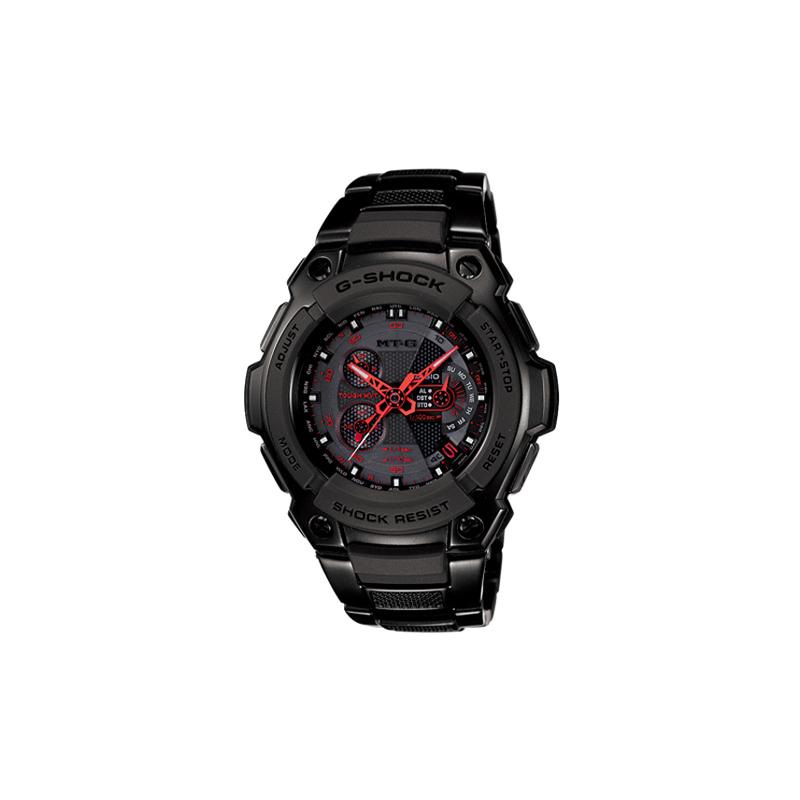 Casio G-SHOCK 200 метров водонепроницаемость кварцевый механизм стальной ремешок Японские и корейские часы мужские часы черный циферблат MTG-1100B-1A