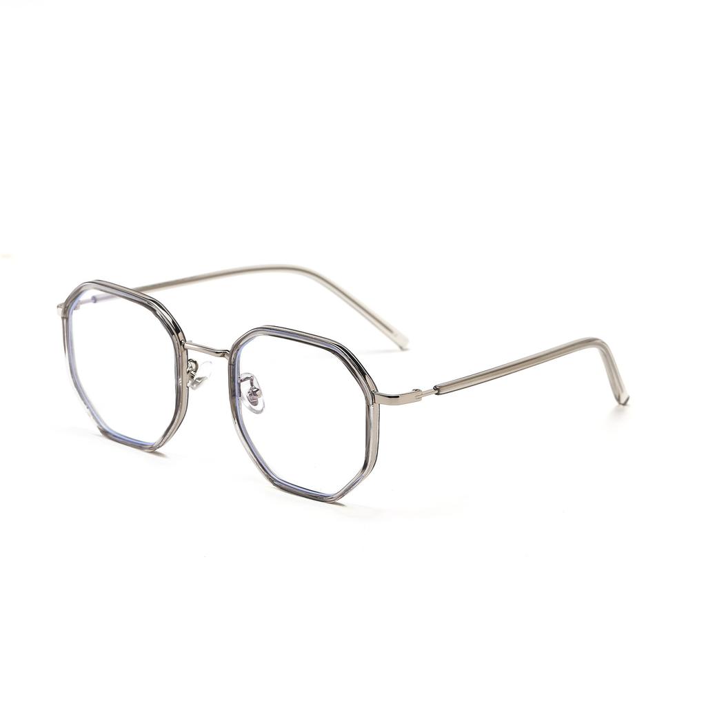 Очки 82038 Многоугольная Маленькая Оправа Студенческие Плоские Зеркала, Можно Комбинировать с Очками