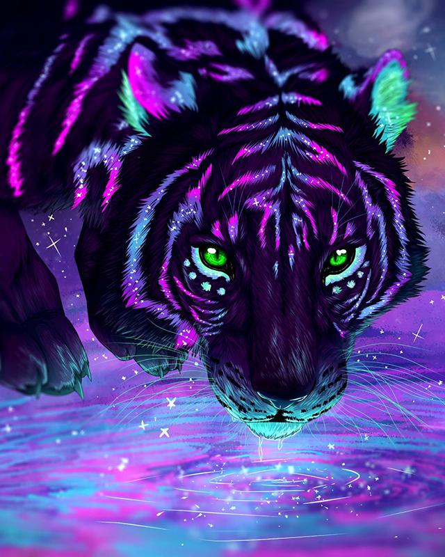 Набор для алмазной живописи животное 5D DIY Алмазная вышивка Белый тигр картинки из стразов мозаика распродажа набор для рукоделия