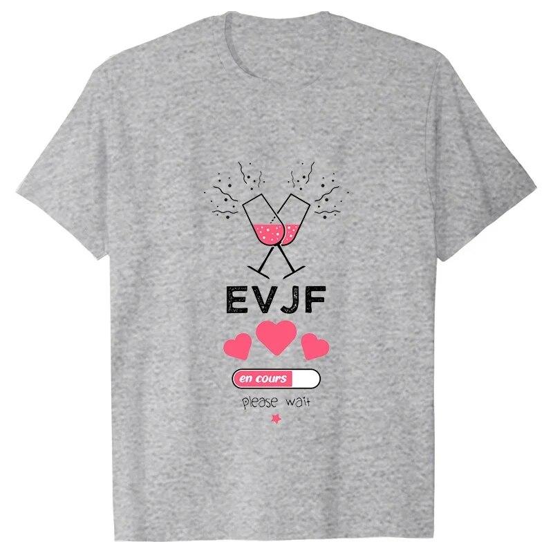 Футболка Evjf Femme French Girls Футболка для девичника «Команда невесты» Футболка для свадебного душа Друзья Свадебный топ для девичника