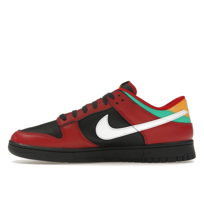 Nike Кроссовки Dunk Low LTD Biker Tattoos Unisex красные черные белые FZ3057-001
