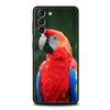 Чехол для телефона с попугаем для Samsung Galaxy S26 Ultra S25 Plus S24 FE S23 S22 5G S21 S20 Черный Мягкий