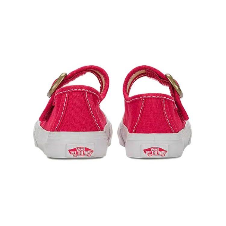 Vans Мэри Джейн Дышащие Легкие Низкие Топ Ходунки Детская Обувь Красный VN000CRYH2D