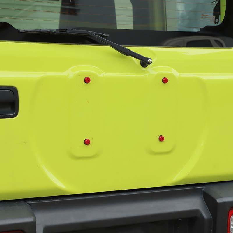 Декоративные винты с отверстиями для кронштейна запасного колеса автомобиля для Suzuki Jimny 2007 года и новее, аксессуары для интерьера