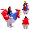 Популярные надувные костюмы «Куриный жокей», смешной костюм петуха для Хэллоуина, забавный комбинезон животного для взрослых