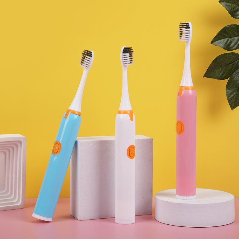 Перезаряжаемая ультразвуковая электрическая зубная щетка для взрослых - высокочастотная вибрация, глубокая очистка, отбеливание