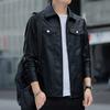 Осенние и зимние новые кожаные куртки для мужчин, модные кожаные куртки в корейском стиле, мотоциклетные костюмы, осенние куртки, красивые топы с лацканами для мужчин