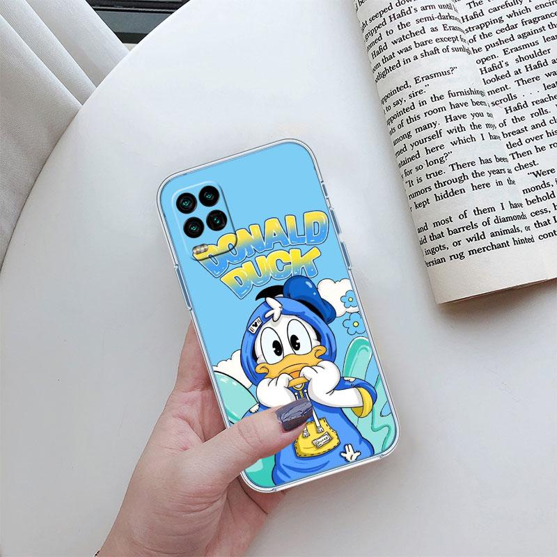 Утиные истории Дональд Дак Прозрачный чехол для телефона для Samsung Galaxy A04 A04S A14 A23 A34 A54 M23 M33 M52 M53