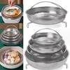 Foldable Steamer Stainless Steel Steaming Tray Steaming Grid Cookware