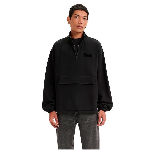 Levi's® Relaxed Graphic 1/4 Zip Pouch свитшот