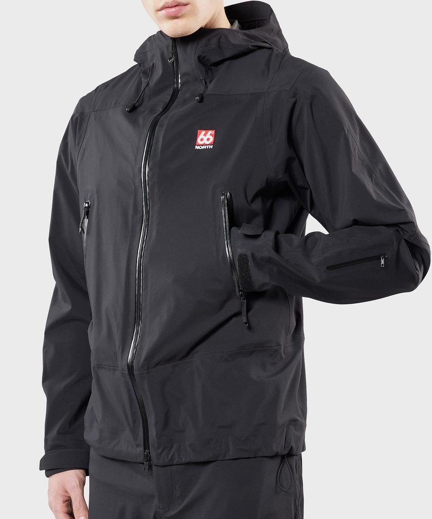 66North Snipe Shell Jacket Black 900