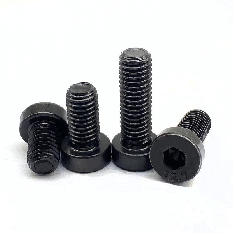 12.9 High Strength Thin Head Hex Socket Cap Screws DIN7984, Low Profile Flat Head Screws M4-M16