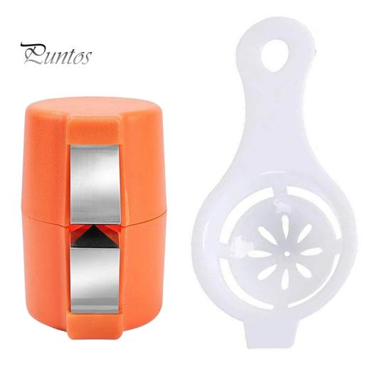 2 шт. Инструмент для вскрытия скорлупы яиц, яичный нож, нержавеющая сталь, портативный инструмент для вскрытия яиц, ручной сепаратор для приготовления яиц