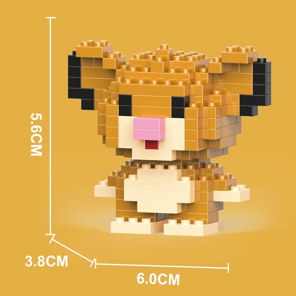 LEGO-Compatible Mini Building Blocks: Cartoon Figurines & Educational Toys