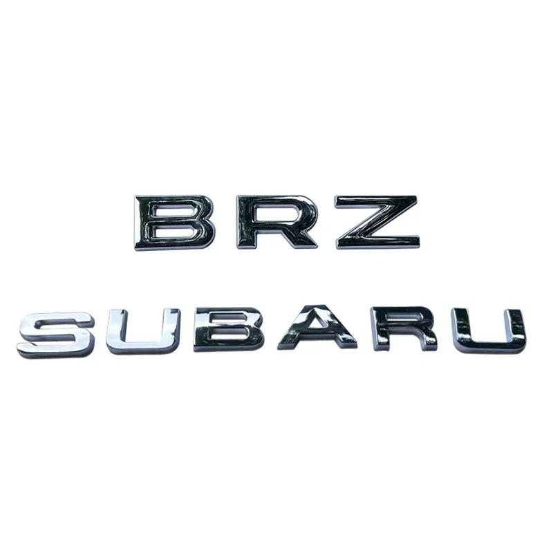 2025 для Subaru BRZ SYMMETRICAL AWD Наклейки Металлические Шильдики на Задний Багажник Автомобиля Значки на Кузов Tribeca XV STI Forester Impreza Outback