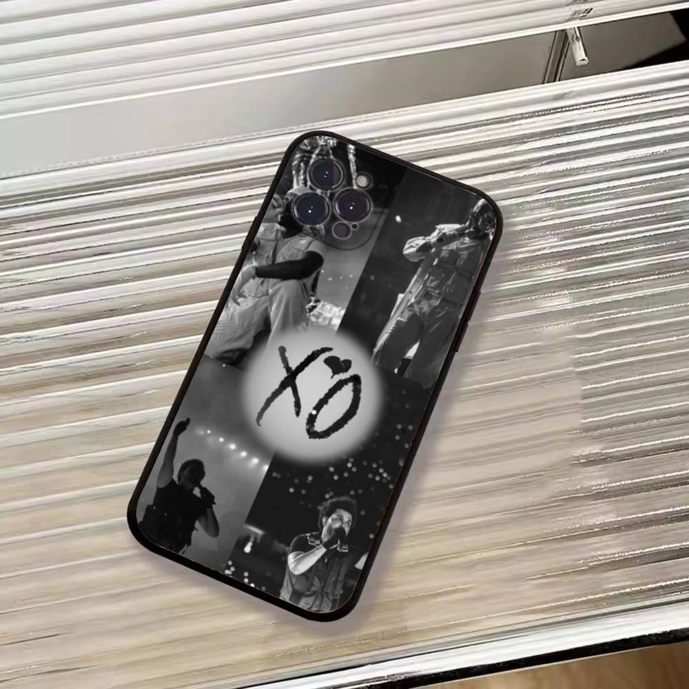 Чехол для телефона T-THE Weekend Singer для iPhone 17,16,15,14,13,12,11 Plus,Pro Max,XS, Мягкий силиконовый черный чехол