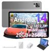 [Android14 Tablet + Keyboard Included] DOOGEE T35 11 Inch Helio G99 Tablet Set 2.5K Android 20GB+256GB+2TB, 1600×2560, 4G LTE SIM Free, BT5.2+5GWiFi