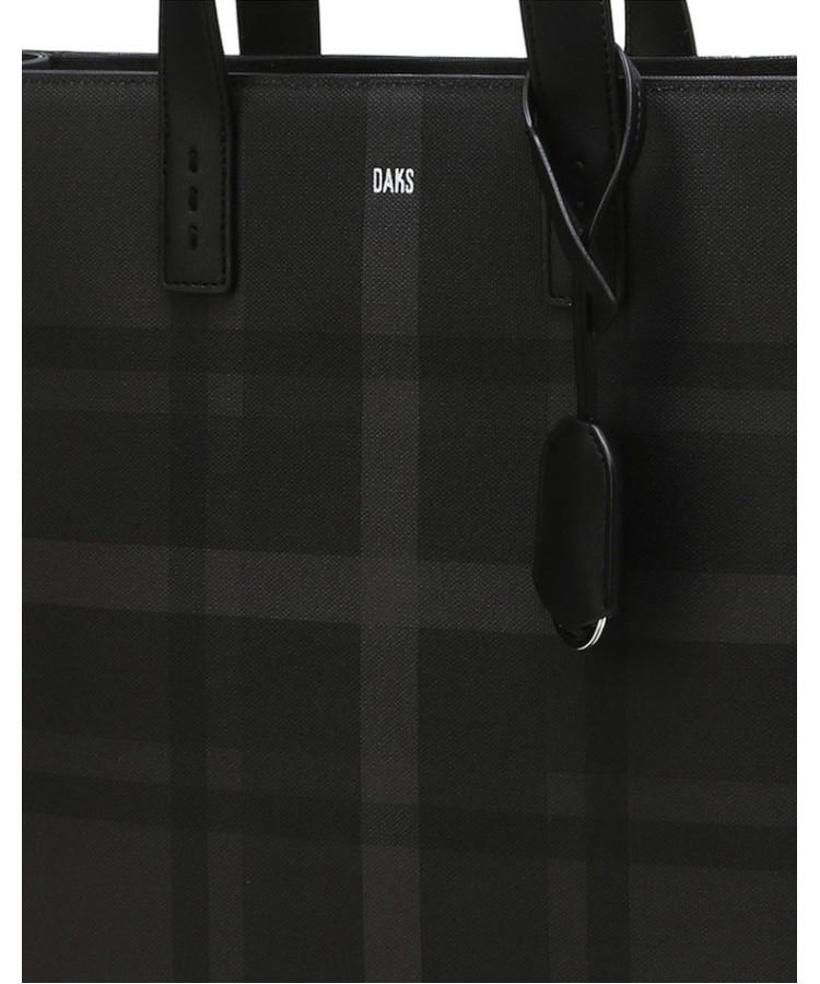 Daks Men'S Accessories Black Tartan Check_Dbba6F974Bk
