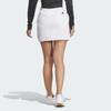 Adidas Wind Rdy Solid Color Micro Logo Quilted Windproof Waterproof Comfortable Golf Skirt Women Skirts White HY0866