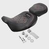 Подходит для моделей Harley CVO Street/Road Glide, Road King 2009-2021 гг.; Модифицированные двухслойные подушки передних/задних сидений.