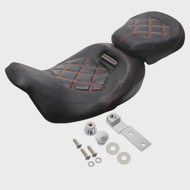 Подходит для моделей Harley CVO Street/Road Glide, Road King 2009-2021 гг.; Модифицированные двухслойные подушки передних/задних сидений.